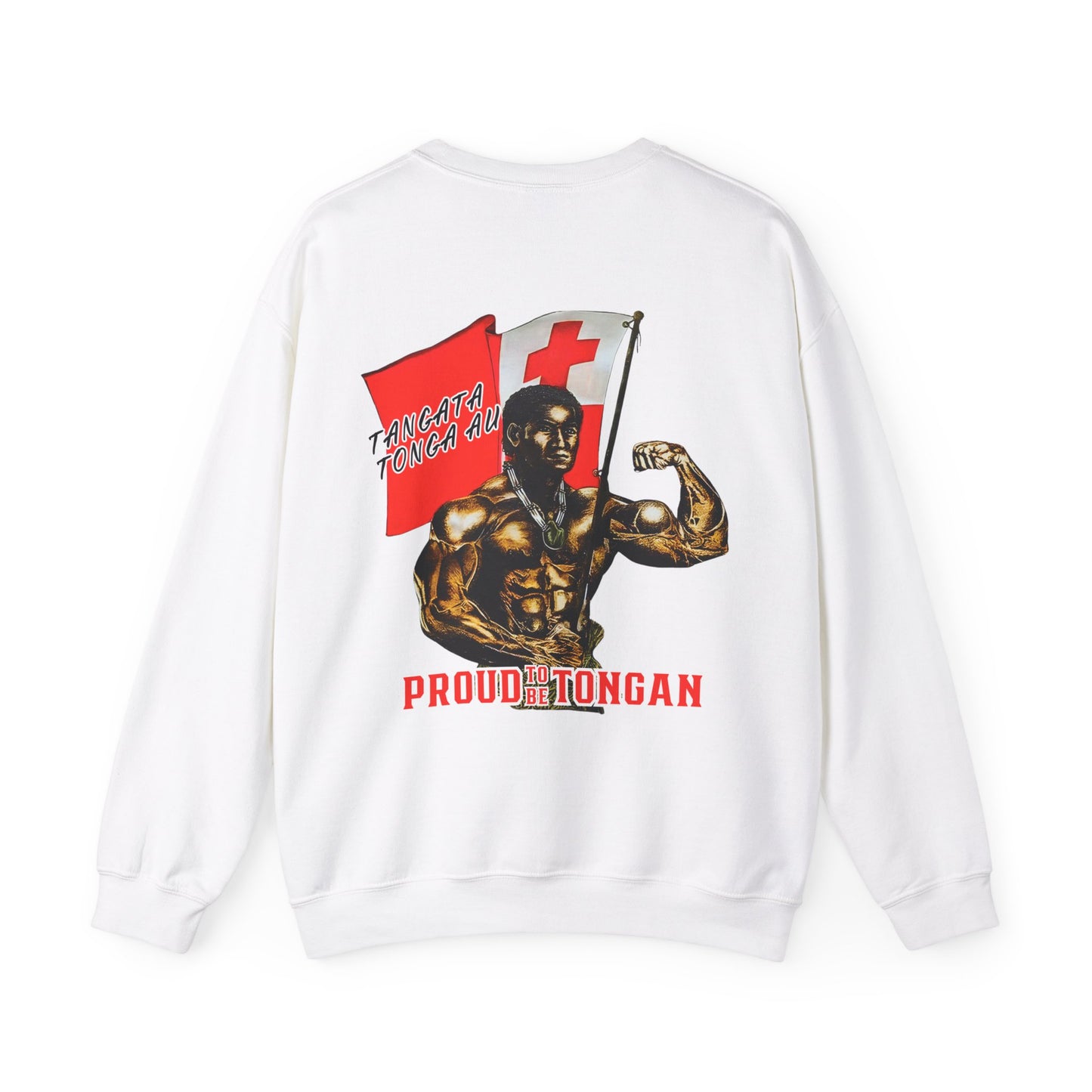 Local Strength Proud To Be Tongan Tangata Tonga Au Vintage Design 90s New Print Unisex Heavy Blend™ Crewneck Sweatshirt