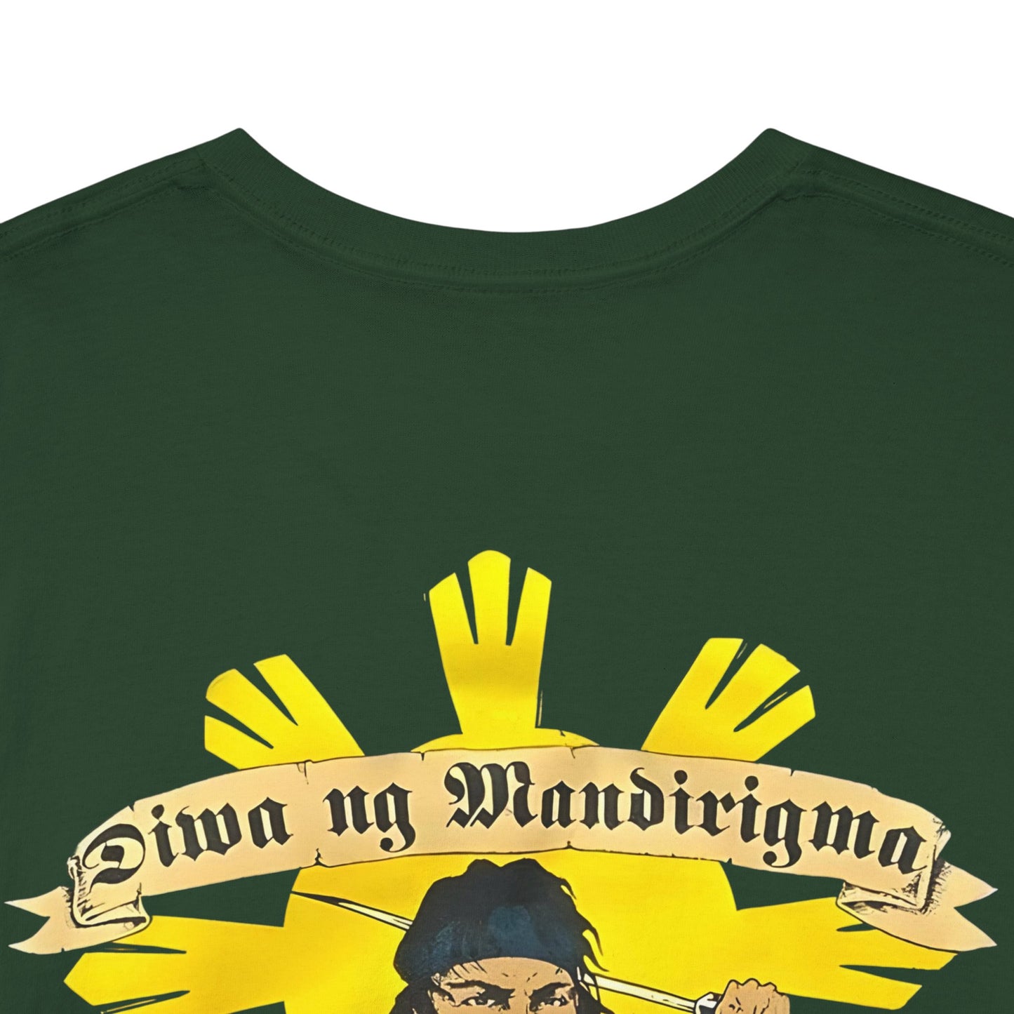 Filipino Strength Spirit of the Warrior Diwa ng Mandirigma Vintage Design 90s New Print Unisex Heavy Cotton Tee