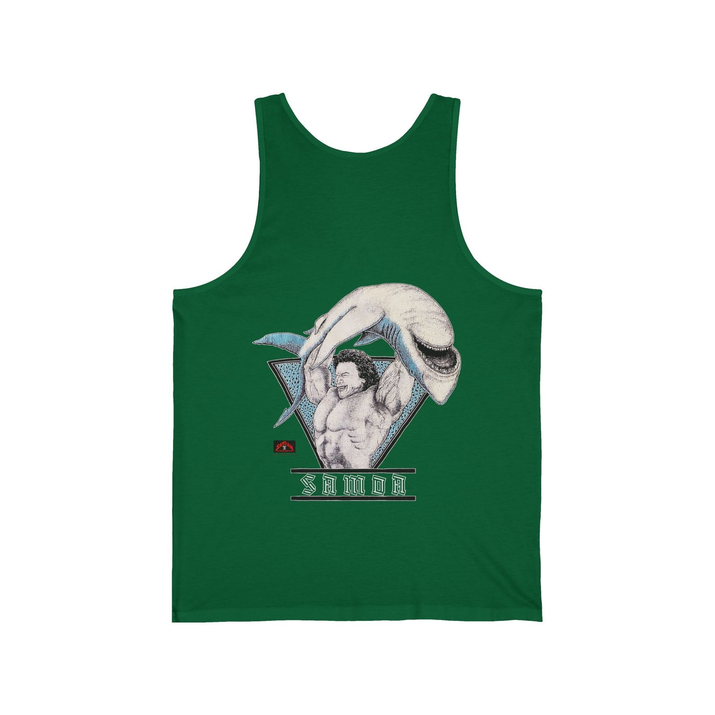 Samoan Strength Samoa Vintage 90s Design New Print Unisex Jersey Tank