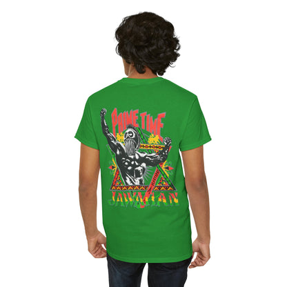 Jawaiian Strength Prime Time Jawaiian Vintage Design 90s New Print Unisex Heavy Cotton Tee
