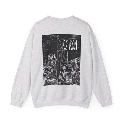 Hawaiian Strength Brave Warriors Ke Koa Vintage Design 90s New Print Unisex Heavy Blend™ Crewneck Sweatshirt