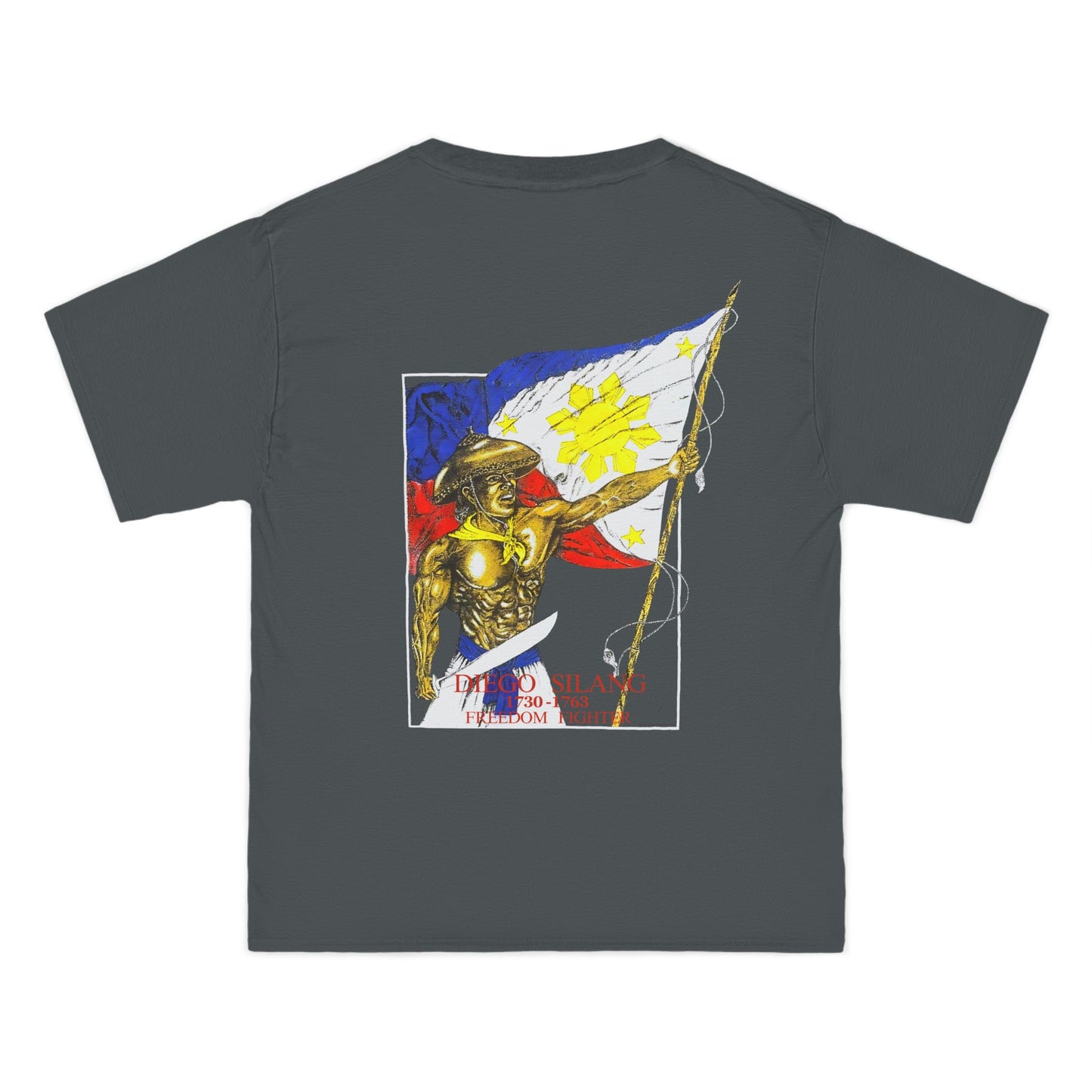 Filipino Strength Diego Silang Freedom Fighter Vintage Design 90s New Print Beefy-T®  Short-Sleeve T-Shirt