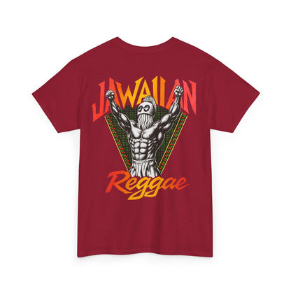 Jawaiian Strength Jawaiian Reggae Vintage Design 90s New Print Unisex Heavy Cotton Tee