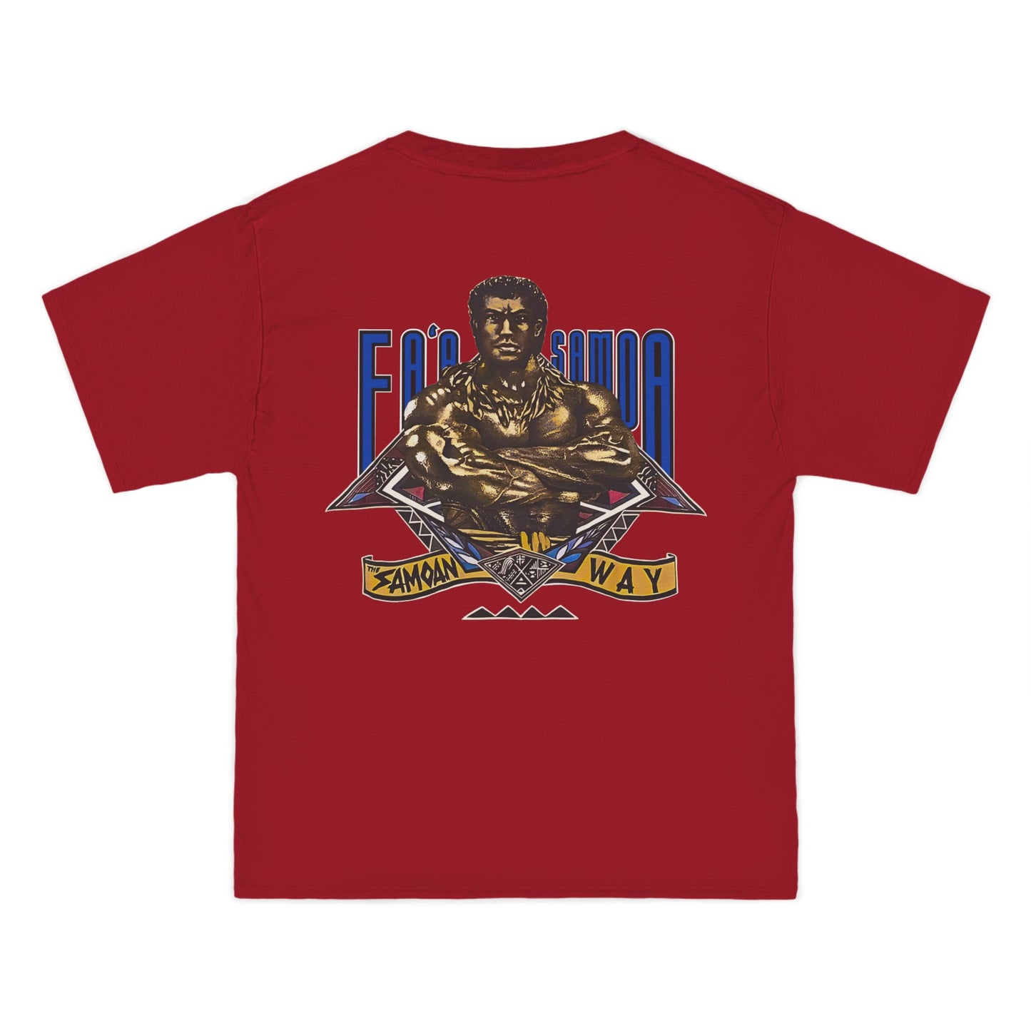 Samoan Strength Fa'a Samoa The Samoan Way Vintage Design 90s New Print Beefy-T®  Short-Sleeve T-Shirt