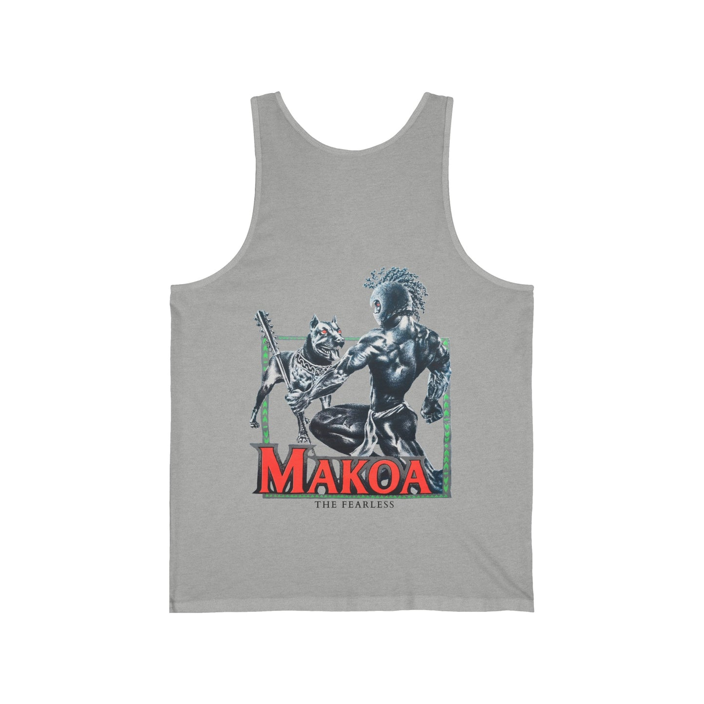 Hawaiian Strength Makoa The Fearless Vintage Design 90s New Print Unisex Jersey Tank