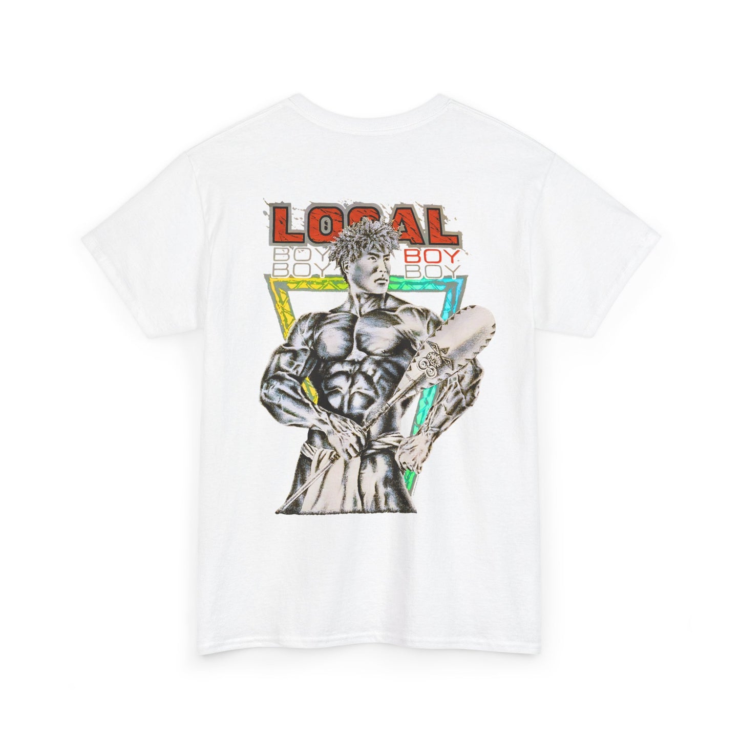 Hawaiian Strength Local Boy Vintage Design 90s New Print T-shirt Unisex Heavy Cotton Tee