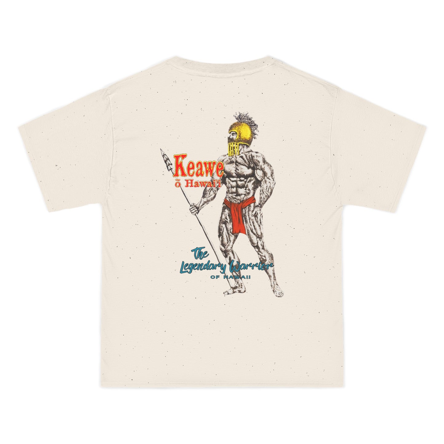 Hawaiian Strength Keawe o Hawaii The Legendary Warrior of Hawaii Vintage Designs 90s New Print Beefy-T®  Short-Sleeve T-Shirt