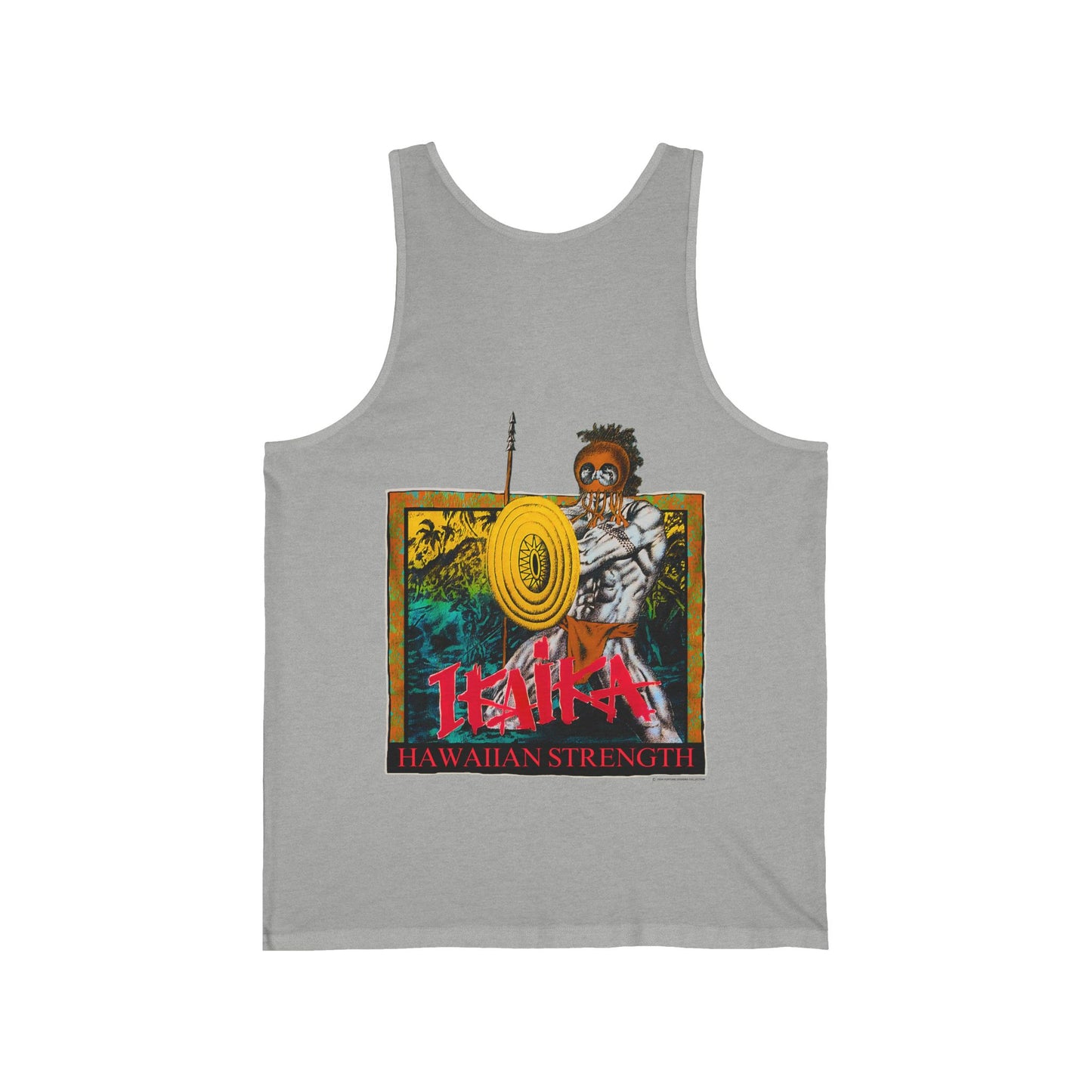 Hawaiian Strength Ikaika Hawaiian Strength Vintage Design 90s New Print Unisex Jersey Tank