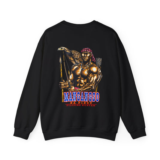 Filipino Strength Mangangso Na Pinoy Filipino Hunter Unisex Heavy Blend™ Crewneck Sweatshirt
