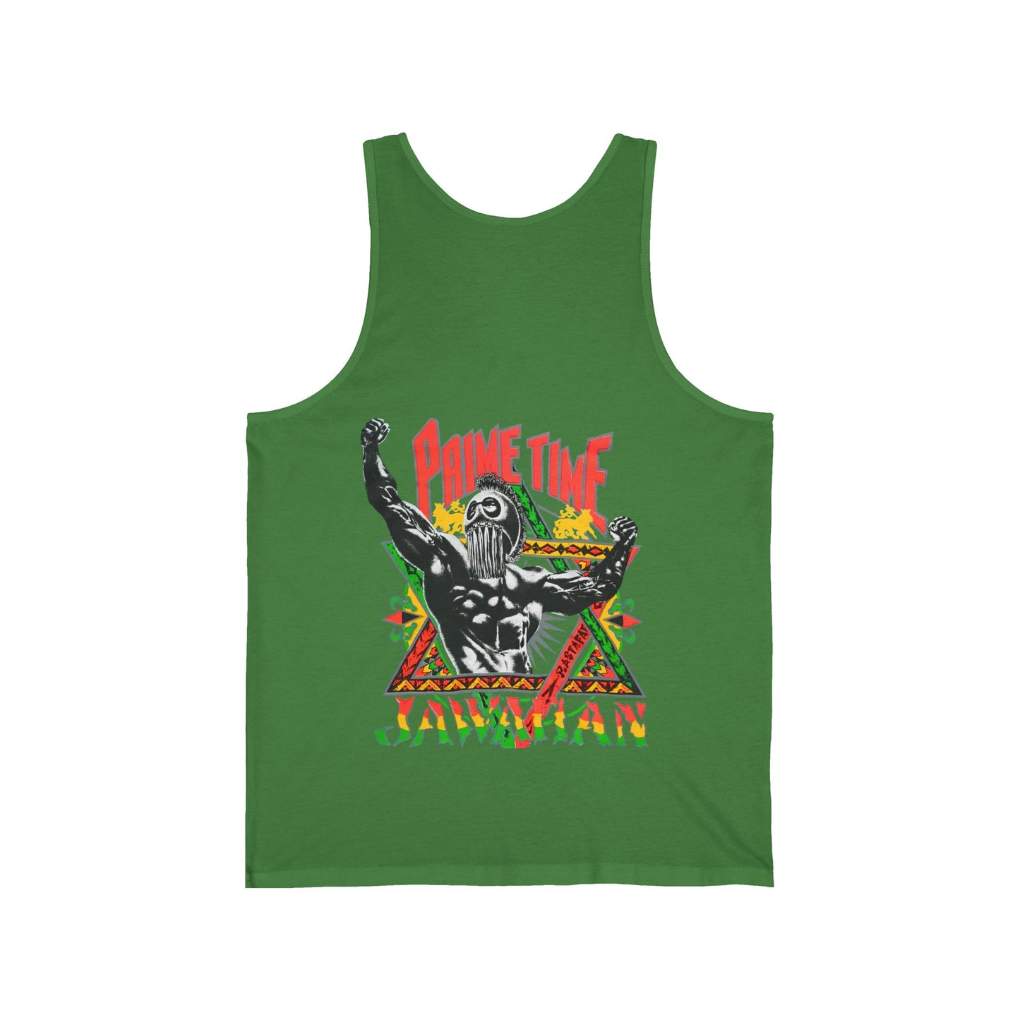 Jawaiian Strength Prime Time Jawaiian Vintage Design 90s New Print Unisex Jersey Tank