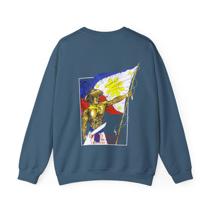 Filipino Strength Diego Silang Freedom Fighter Vintage Design 90s New Print Unisex Heavy Blend™ Crewneck Sweatshirt