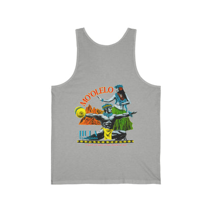Hawaiian Strength Mo'olelo Hula Traditions Vintage Design 90s New Print Unisex Jersey Tank