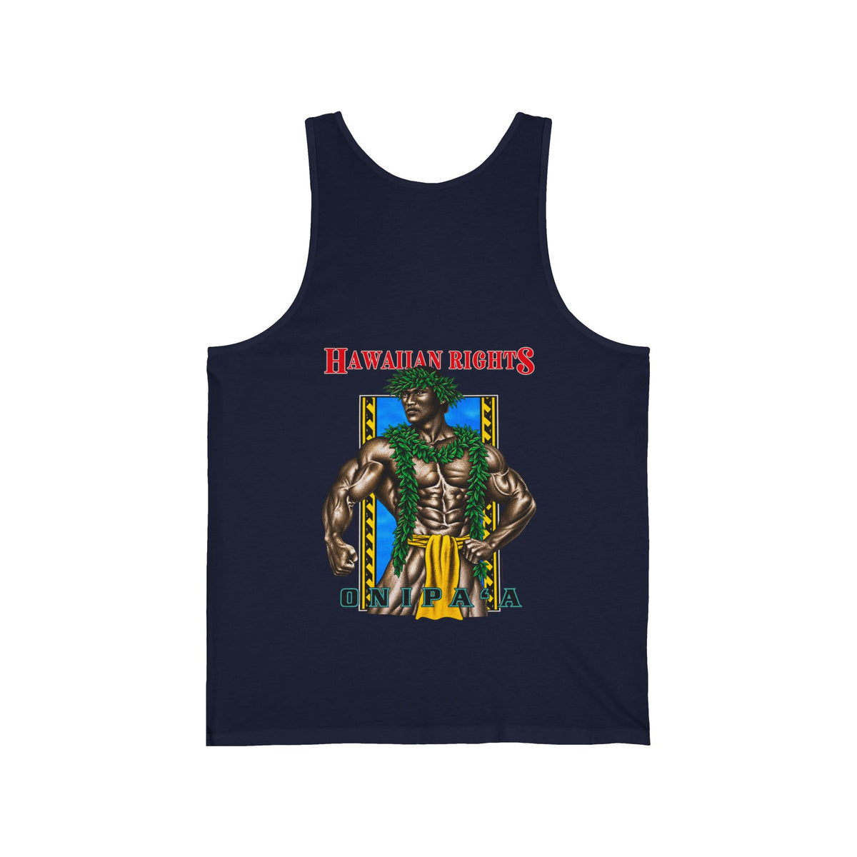 Hawaiian Strength Onipa’a Hawaiian Rights Unisex Jersey Tank