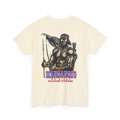Filipino Strength Mangangso Na Pinoy Filipino Hunter Vintage Design 90s New Print Unisex Heavy Cotton Tee