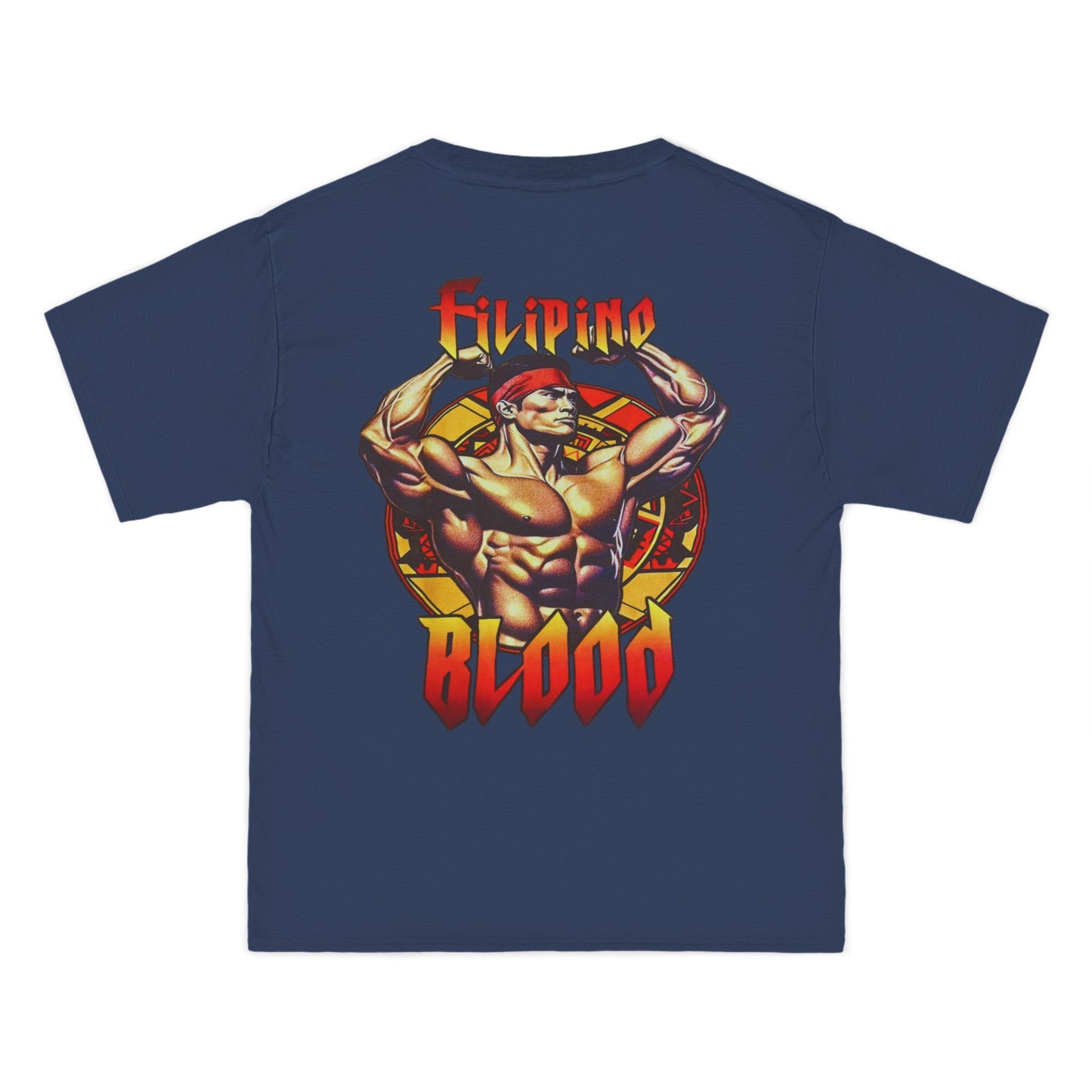 Filipino Strength Filipino Blood Vintage Design 90s New Print Beefy-T®  Short-Sleeve T-Shirt