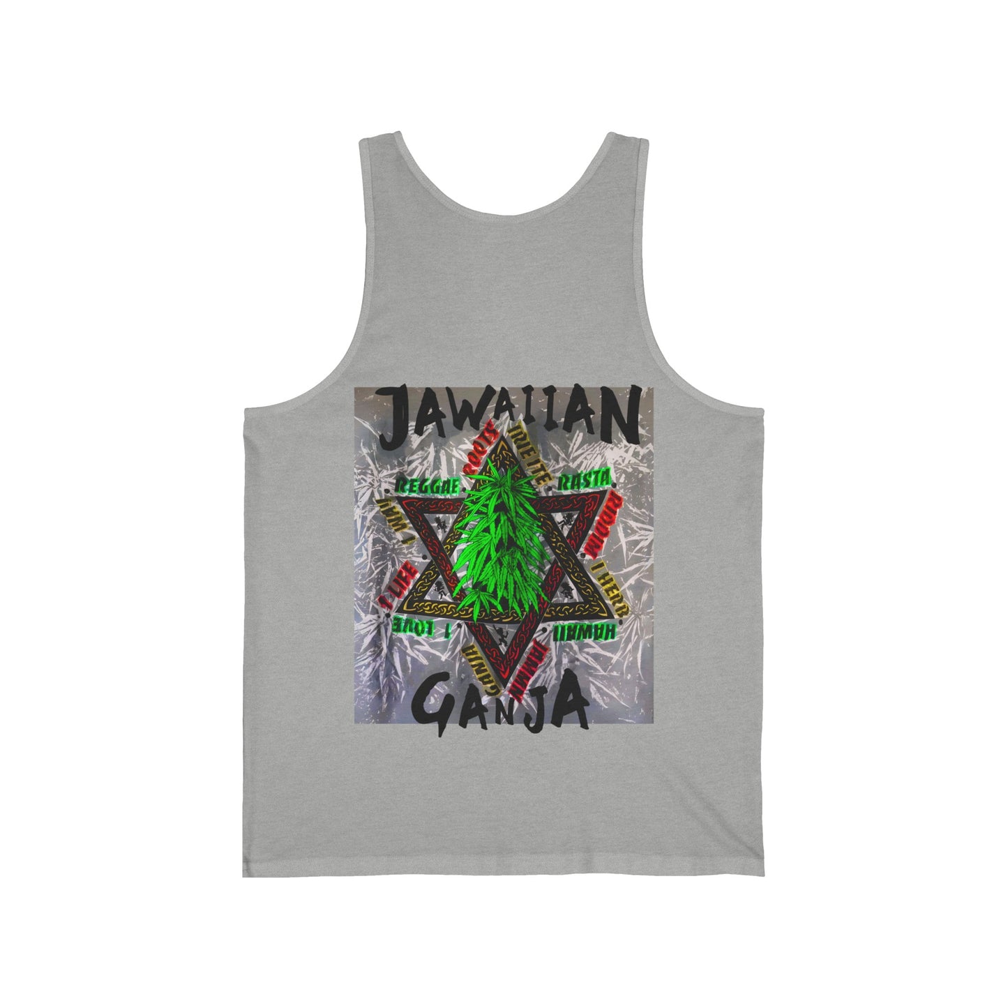 Jawaiian Strength Jawaiian Ganja Vintage Design 90s New Print Unisex Jersey Tank