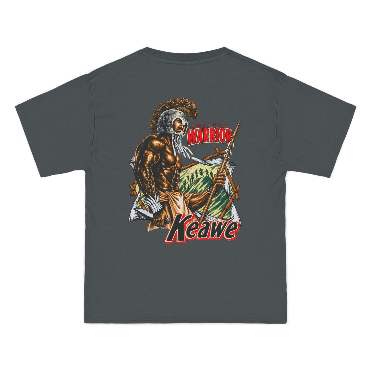 Hawaiian Strength Keawe Ancient Warrior Beefy-T®  Short-Sleeve T-Shirt