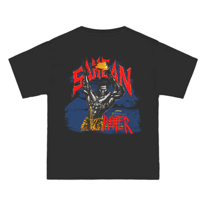 Samoan Strength Samoan Power Vintage Design 90s New Print Beefy-T®  Short-Sleeve T-Shirt