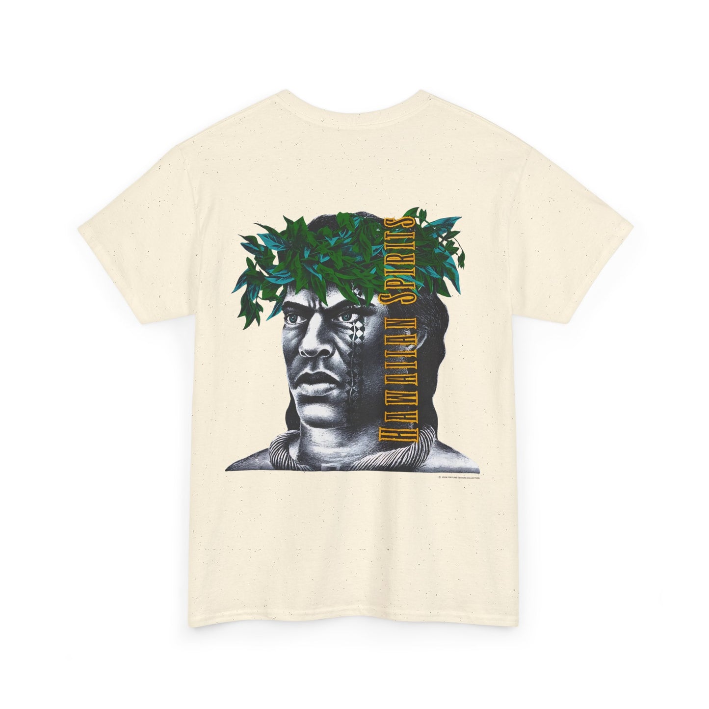 Hawaiian Strength Hawaiian Spirits Vintage Design 90s New Print Unisex Heavy Cotton Tee