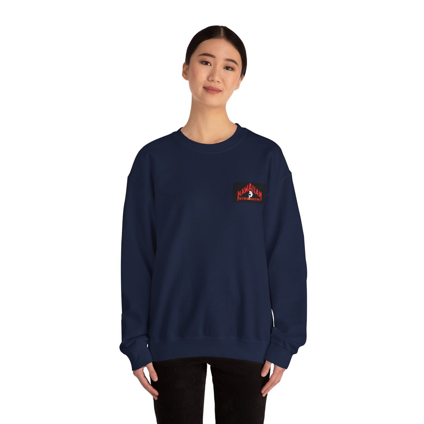 Hawaiian Strength Koa Akua Hawaii's Warrior Spirit Vintage Design 90s New Print Unisex Heavy Blend™ Crewneck Sweatshirt