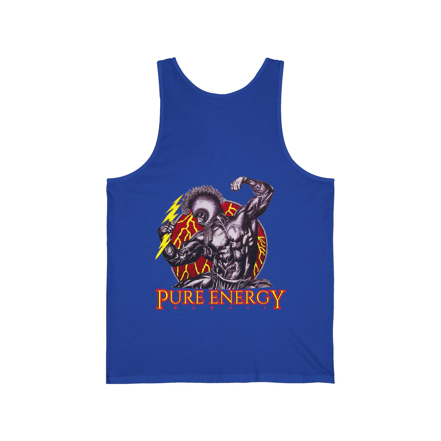 Hawaiian Strength Pure Energy Hawaii Vintage Design 90s New Print Unisex Jersey Tank