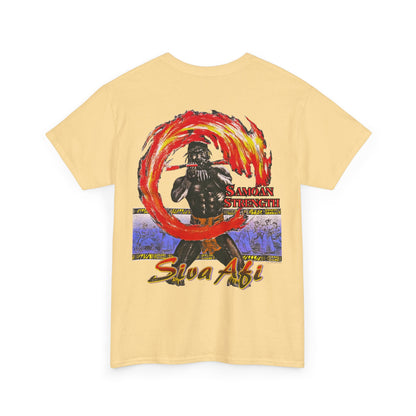 Samoan Strength Siva Afi Vintage Design 90s New Print T-shirt Unisex Heavy Cotton Tee