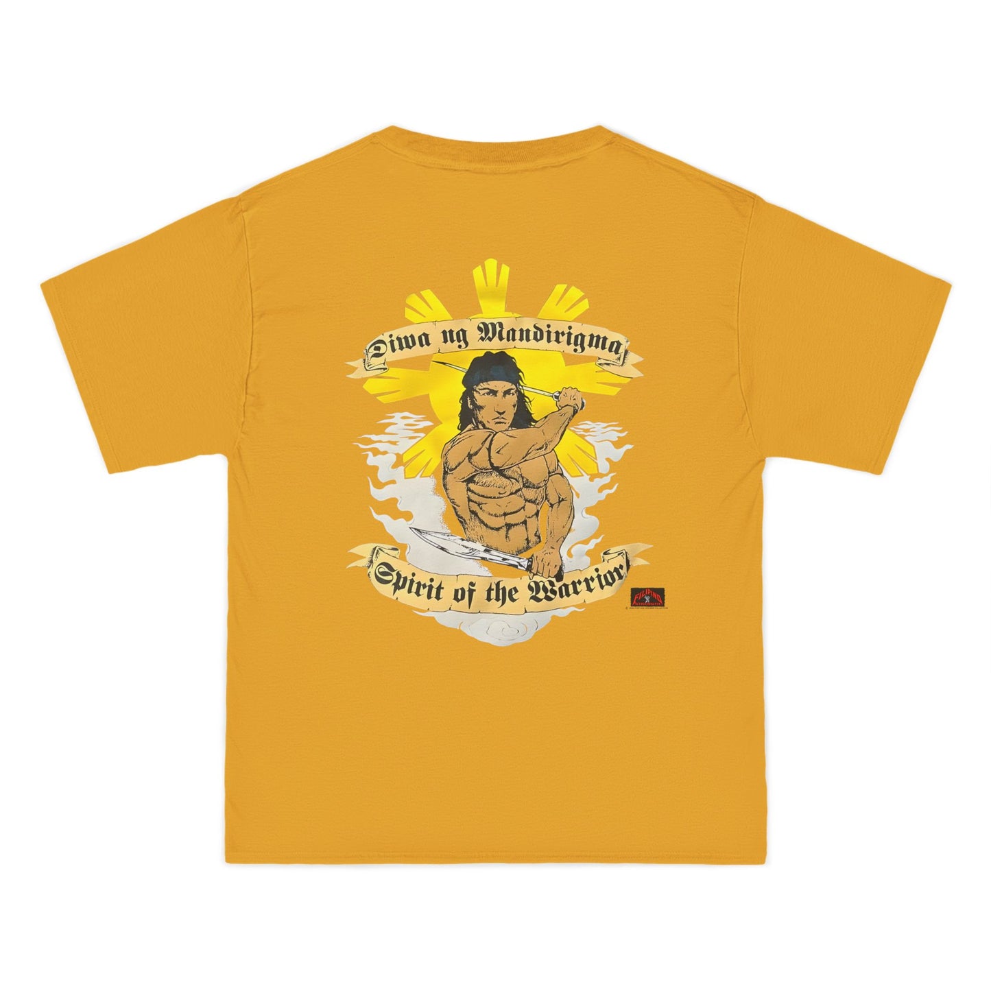 Filipino Strength Spirit of the Warrior Diwa ng Mandirigma Vintage Design 90s New Print Beefy-T®  Short-Sleeve T-Shirt