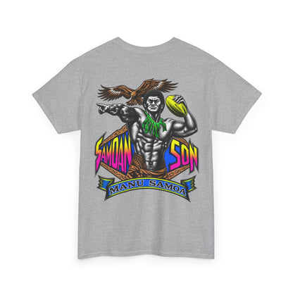 Samoan Strength Samoan Son Manu Samoa Unisex Heavy Cotton Tee