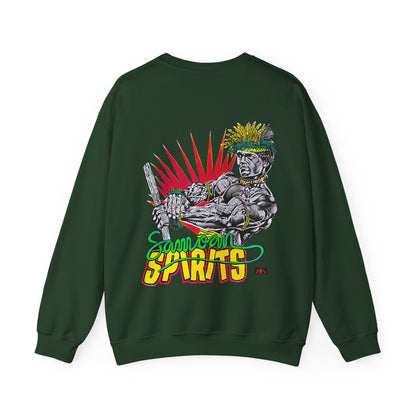 Samoan Strength Samoan Spirits Vintage 90s Design New Print Unisex Heavy Blend™ Crewneck Sweatshirt