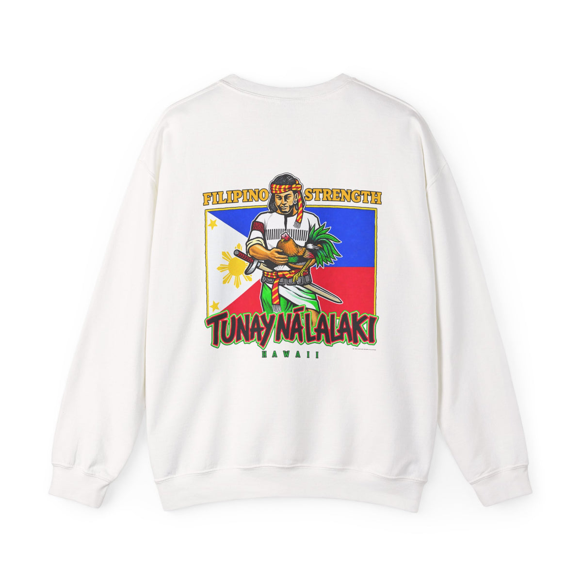 Filipino Strength Tunay Na Lalaki Filipino Strength Hawaii Unisex Heavy Blend™ Crewneck Sweatshirt