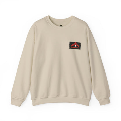 Hawaiian Strength Hawaiian Cockfight Vintage Design 90s New Print Unisex Heavy Blend™ Crewneck Sweatshirt