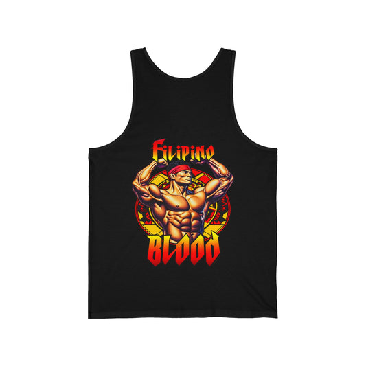 Filipino Strength Filipino Blood Unisex Jersey Tank