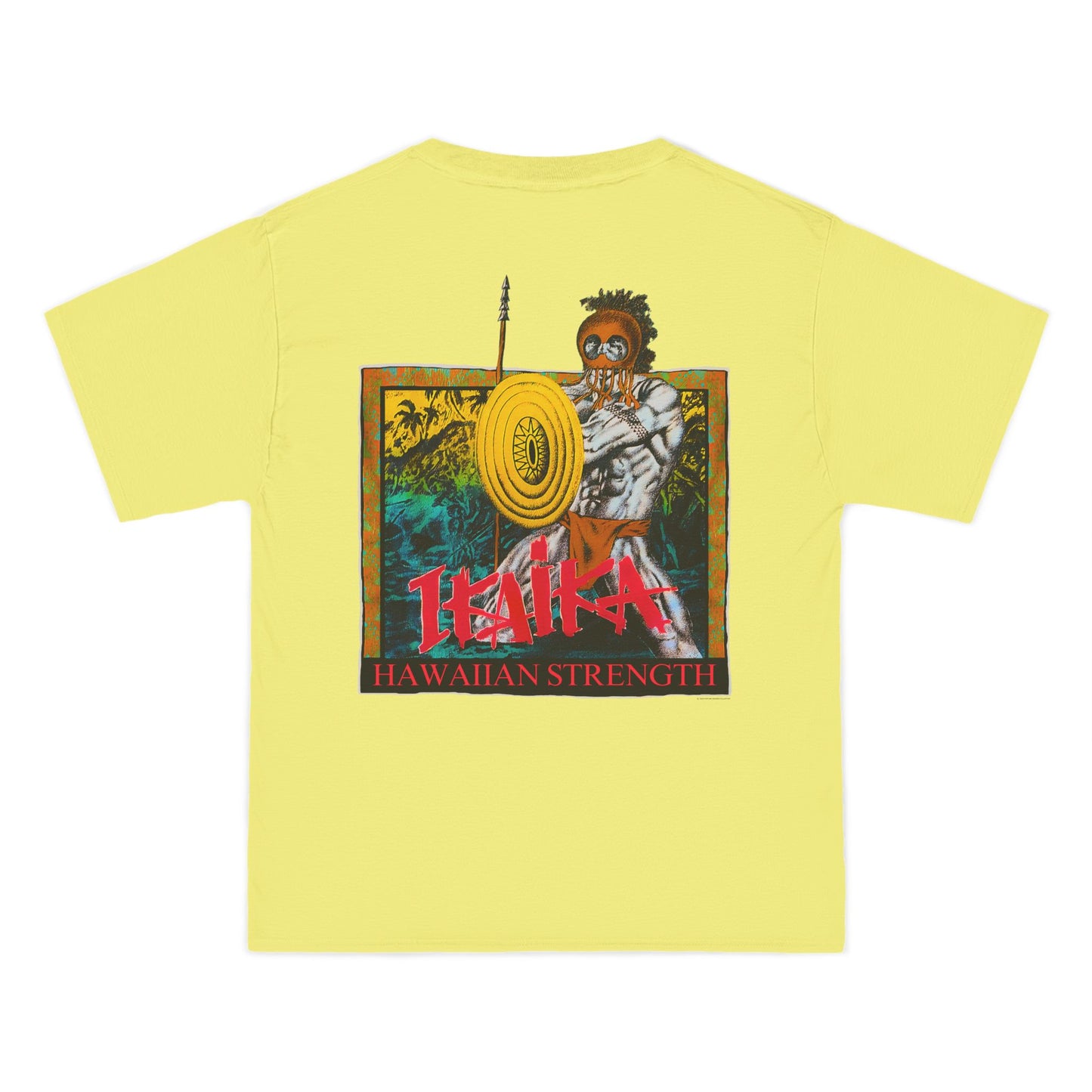 Hawaiian Strength Ikaika Hawaiian Strength Vintage Design 90s New Print Beefy-T®  Short-Sleeve T-Shirt