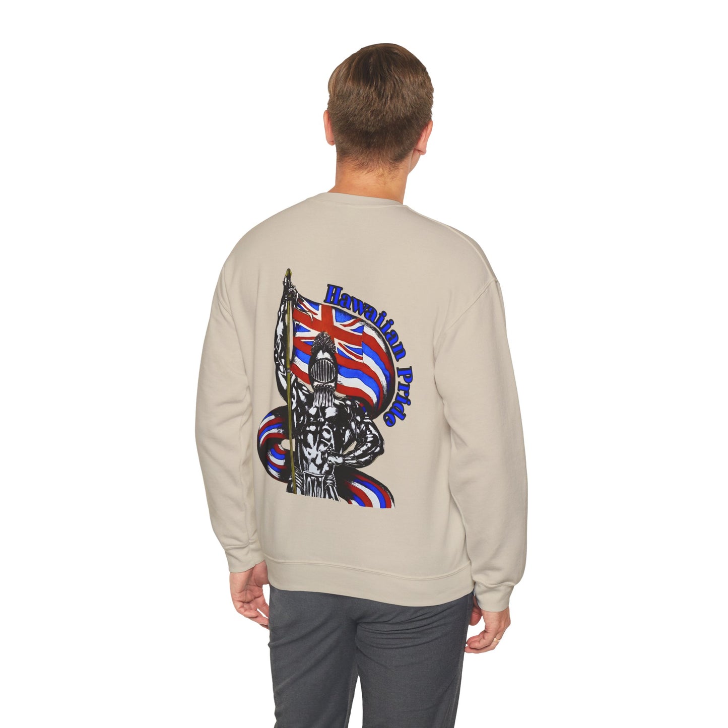 Hawaiian Strength Hawaiian Pride Vintage Design 90s New Print Unisex Heavy Blend™ Crewneck Sweatshirt