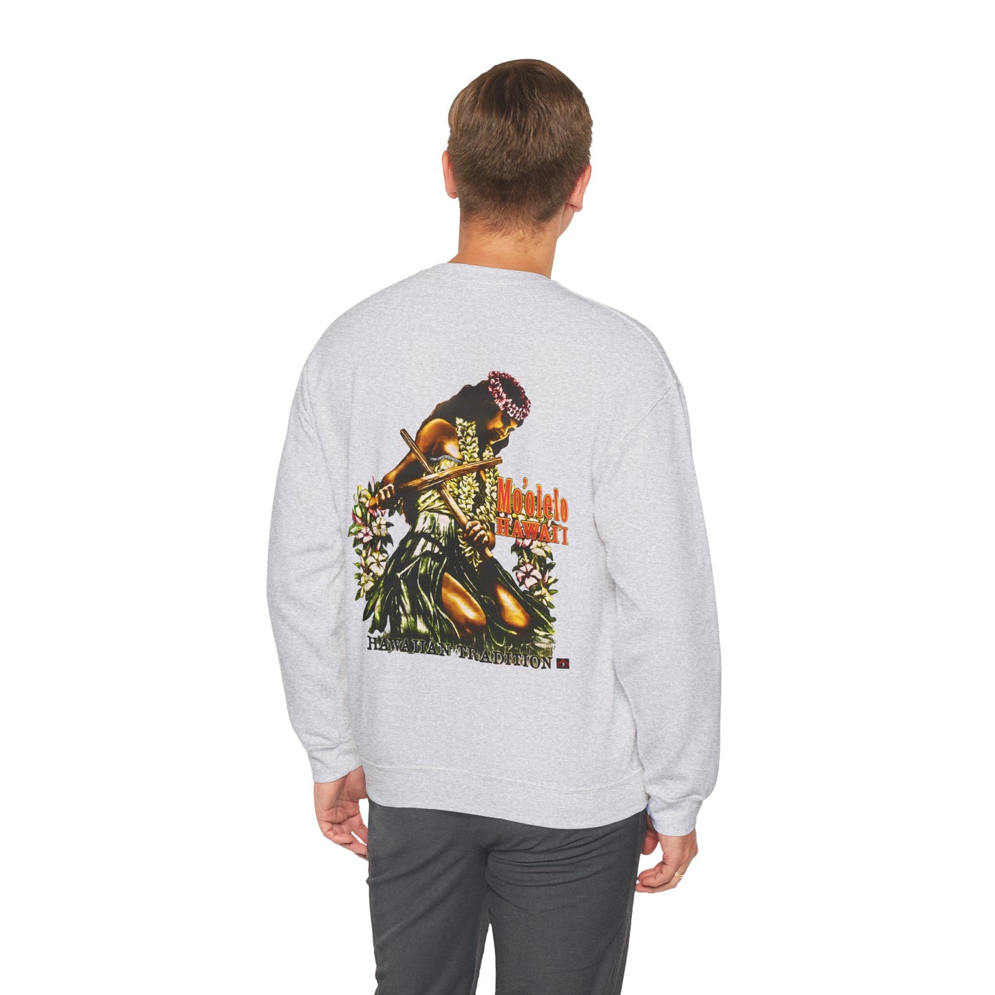 Hawaiian Strength Hawaiian Tradition Mo'olelo Hawai'i Vintage Design 90s New Print Unisex Heavy Blend™ Crewneck Sweatshirt