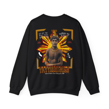 Filipino Strenth Filipino Headhunter "Tattoos and Gold" Unisex Heavy Blend™ Crewneck Sweatshirt