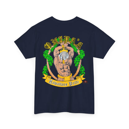 Hawaiian Strength Onipa'a Hawaiians Unite Vintage Design 90s New Print Unisex Heavy Cotton Tee