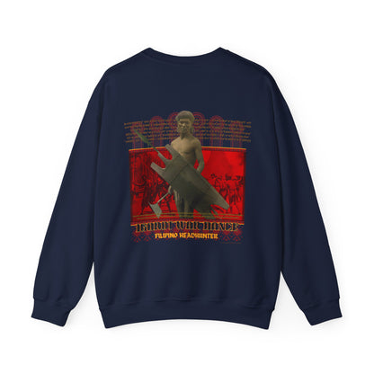 Filipino Strength Filipino Headhunter Igorot War Dance Unisex Heavy Blend™ Crewneck Sweatshirt