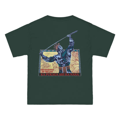 Hawaiian Strength The Champions of the Land Ka Pukaua Ahi Ka Nana Vintage Design 90s New Print Beefy-T®  Short-Sleeve T-Shirt