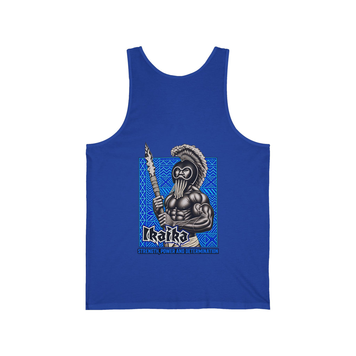 Hawaiian Strength Ikaika Strength Power and Determination Unisex Jersey Tank
