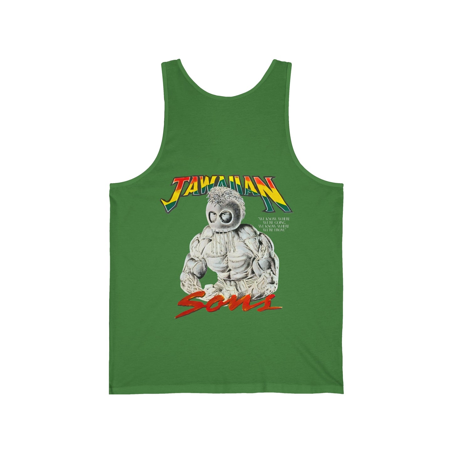 Jawaiian Strenght Jawaiian Sons Vintage Design 90s New Print Unisex Jersey Tank