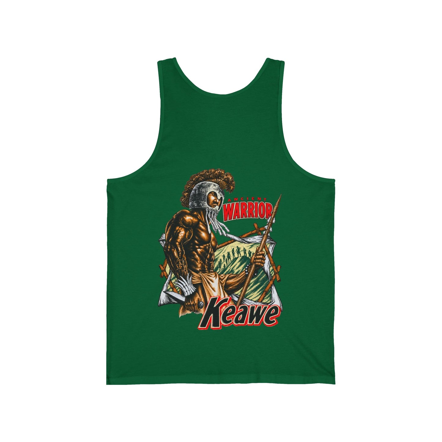 Hawaiian Strength Keawe Ancient Warrior Unisex Jersey Tank
