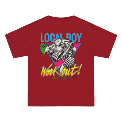 Hawaiian Strength Local Boy Work Out Hawaii Beefy-T®  Short-Sleeve T-Shirt