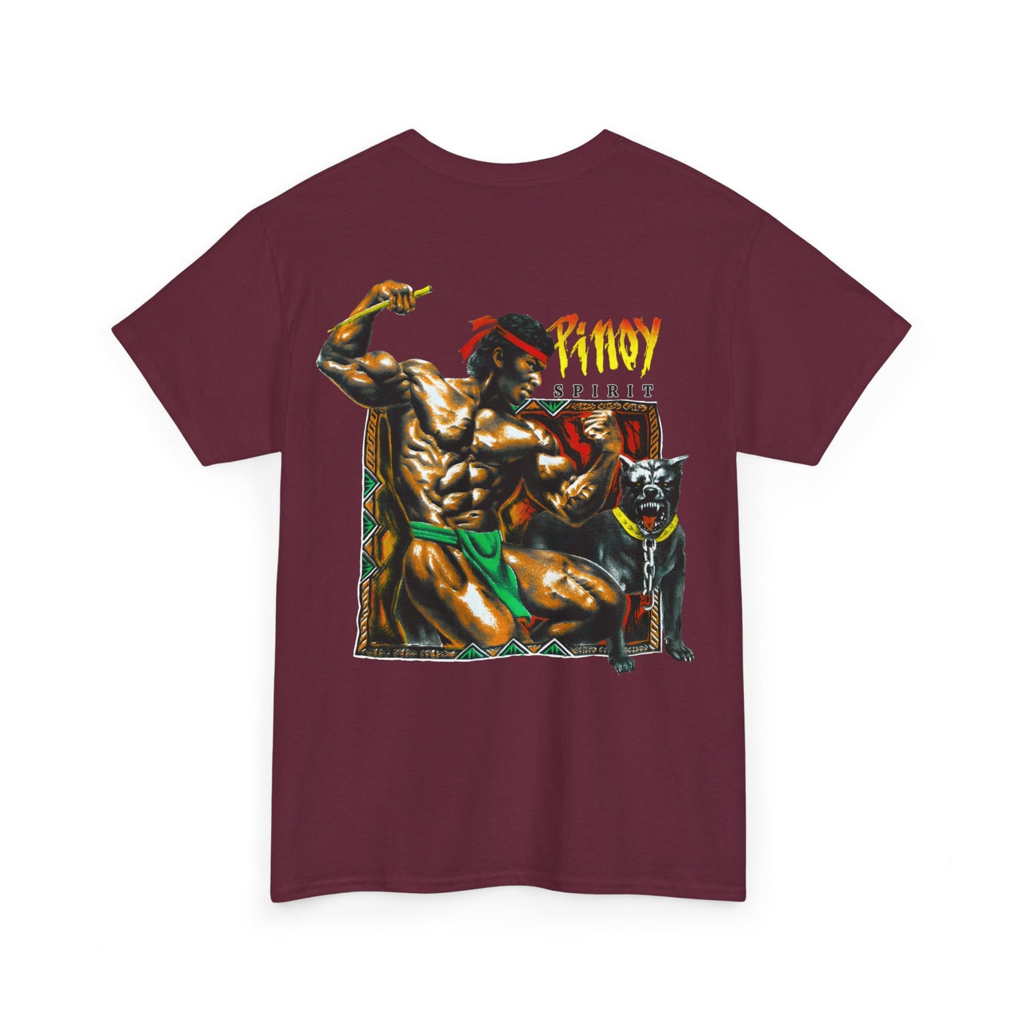 Filipino Strength Pinoy Spirit Vintage Design 90s New Print T-shirt Unisex Heavy Cotton Tee