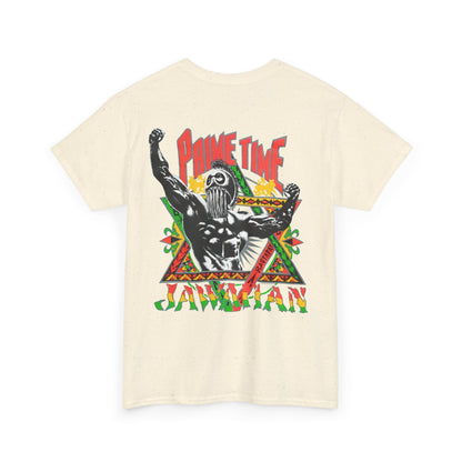 Jawaiian Strength Prime Time Jawaiian Vintage Design 90s New Print Unisex Heavy Cotton Tee