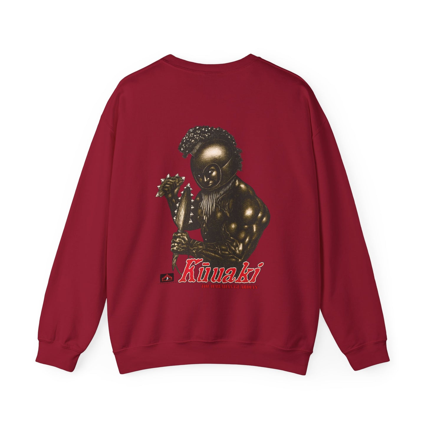 Hawaiian Strength Kῡuaki The Hawaiian Guardian Vintage Design 90s New Print Unisex Heavy Blend™ Crewneck Sweatshirt