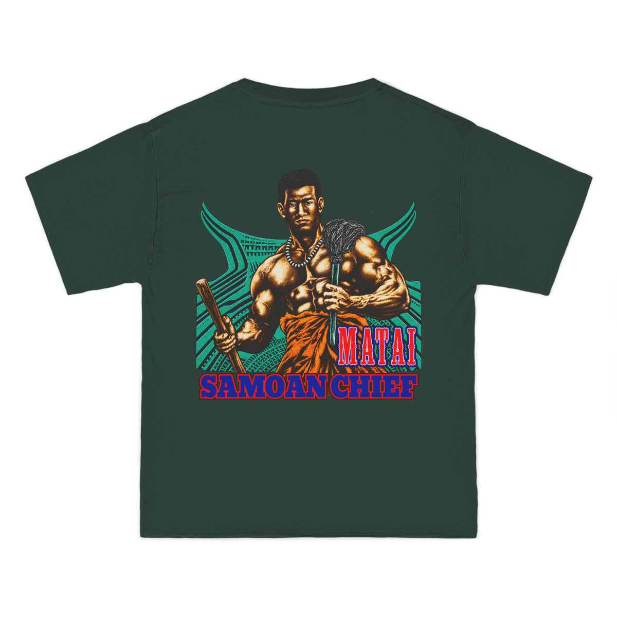 Samoan Strength Samoan Chief Matai Beefy-T®  Short-Sleeve T-Shirt