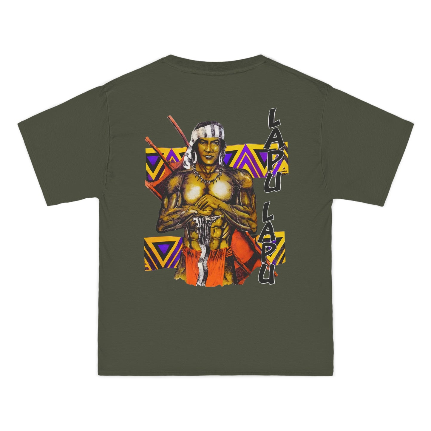 Filipino Strength Lapu Lapu Vintage Design 90s New Print Beefy-T®  Short-Sleeve T-Shirt