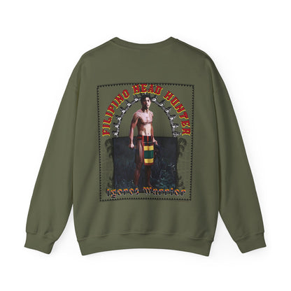 Filipino Strength Filipino Headhunter Igorot Warrior Unisex Heavy Blend™ Crewneck Sweatshirt