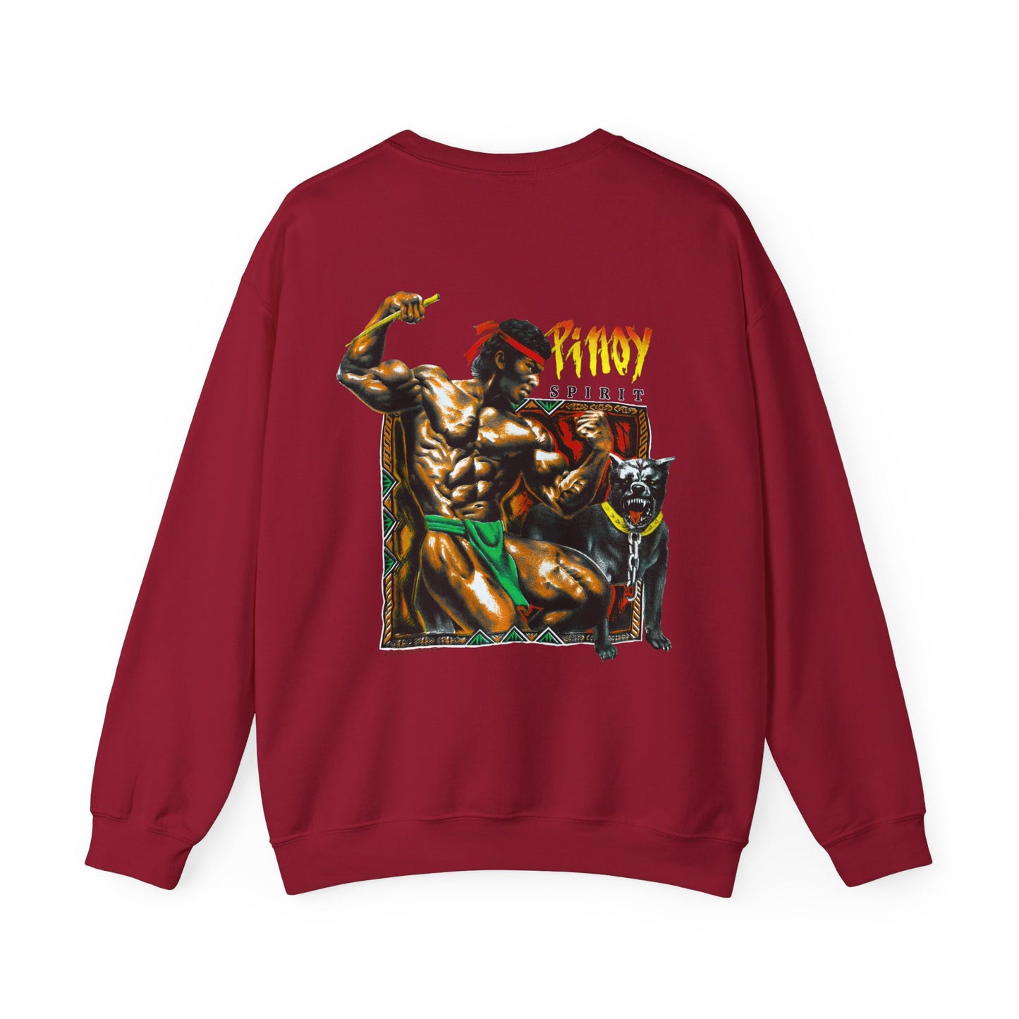 Filipino Strength Pinoy Vintage Design 90s New Print Unisex Heavy Blend™ Crewneck Sweatshirt